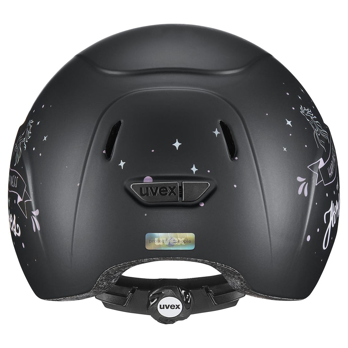 Uvex Kiddox Happy Horse Riding Hat #colour_black-matt