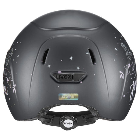 Uvex Kiddox Happy Horse Riding Hat #colour_anthracite-matt