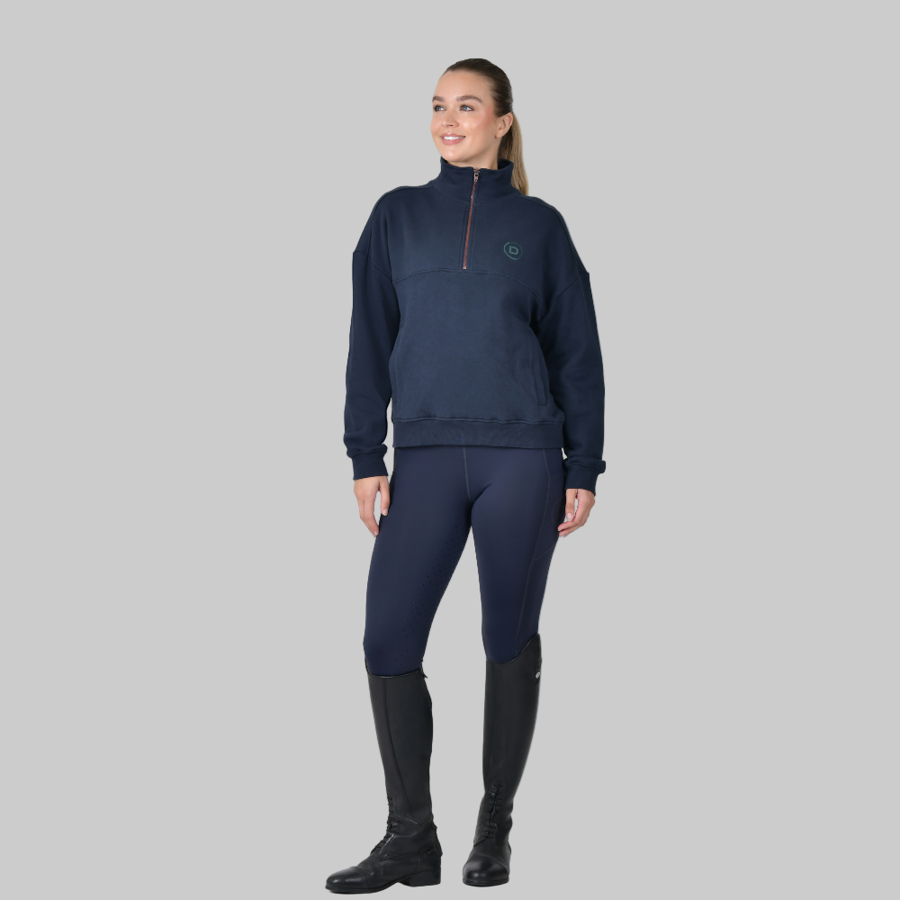 Dublin Ladies 1/4 Zip Fleece Pullover #colour_navy