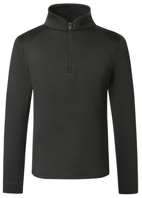 Covalliero Childrens Active Shirt #colour_black