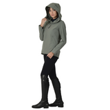 Weatherbeeta Ladies Abrasion Proof Stretch Riding Jacket #colour_olive-leaf