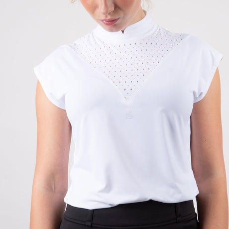 PS of Sweden Dahlia Sleeveless Competition Top #colour_white