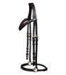 Waldhausen Icelandic Ice Bridle #colour_brown-gold