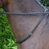 Hy Equestrian Leather Neck Strap #colour_black