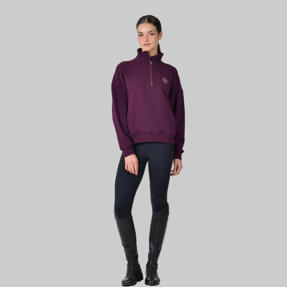 Dublin Ladies 1/4 Zip Fleece Pullover #colour_purple-violet
