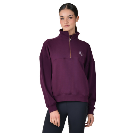 Dublin Ladies 1/4 Zip Fleece Pullover #colour_purple-violet