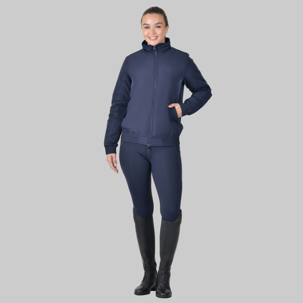Dublin Zip Through Ladies Blouson Team Jacket #colour_navy