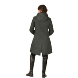 Weatherbeeta Ladies All Purpose Waterproof Longline Equestrian Jacket #colour_midnight-green