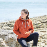 Ridgeline Womens Ballistic Long Sleeved Fleece Hoodie #colour_russet