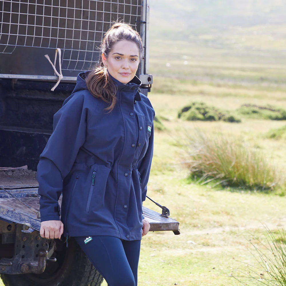 Ridgeline Womens Monsoon Classic Jacket #colour_navy