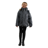 EQUIDRY Children's Thin Fleece Shortie #colour_grey-grey