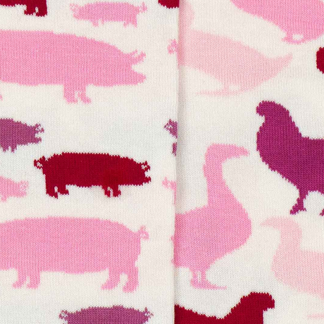Toggi Farm Animal Socks 2 Pack #colour_pink