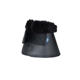 Weatherbeeta Tough-Tec Fleece Trim Bell Boots #colour_black