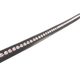 ProPresicce Signature Classic Diamante Browband by Hy Equestrian #colour_black-with-pink-diamantes