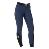 Equestro Men's Full Grip Breeches Equestro X Fise #colour_blue