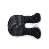 Acavallo Pad MF WFS Suede Hexagonal Gel Front Riser #colour_white