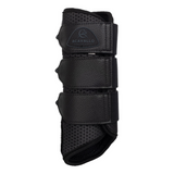 Acavallo Hind Brushing Boots Perforated Neoprene #colour_black