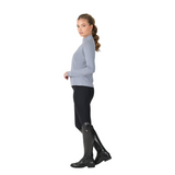 Weatherbeeta Ladies Bamboo Long Sleeve Performance Base Layer #colour_bluestone