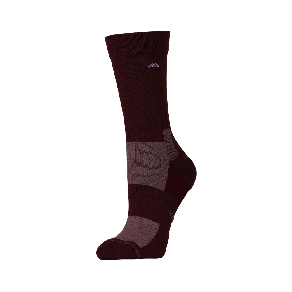 Weatherbeeta Adults Performance Crew Riding Sock #colour_mulberry-mauve-wine