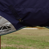 Weatherbeeta Comfitec Plus Dynamic 220G High Neck Turnout #colour_navy-forest-green