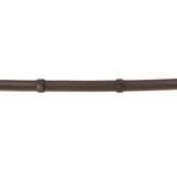 ProPresicce Softy Grip Rubber Reins with Stoppers by Hy Equestrian #colour_brown