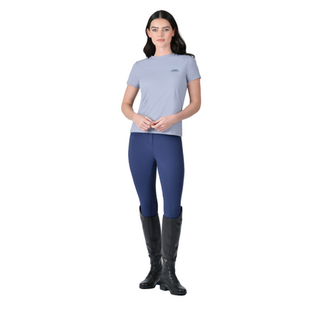 Weatherbeeta Ladies Relaxed UV Short Sleeve Tee #colour_blue-stone