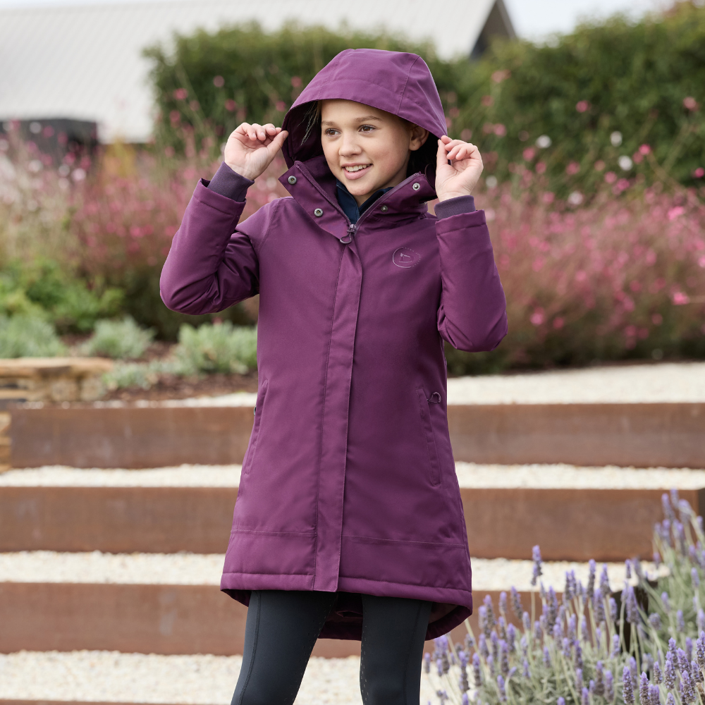 Dublin Children's Everyday Waterproof Jacket #colour_purple-violet