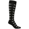 Mountain Horse Children's Running Horse Socks #colour_black