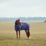 Weatherbeeta Comfitec Tyro 50G Combo Neck Turnout #colour-navy-grey