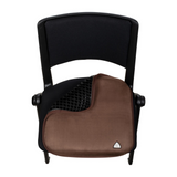 Acavallo Chair Seat Saver Classic Gel Suede #colour_brown