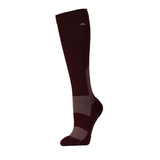 Weatherbeeta Adults Performance Knee Length Riding Sock #colour_mulberry-mauve-wine