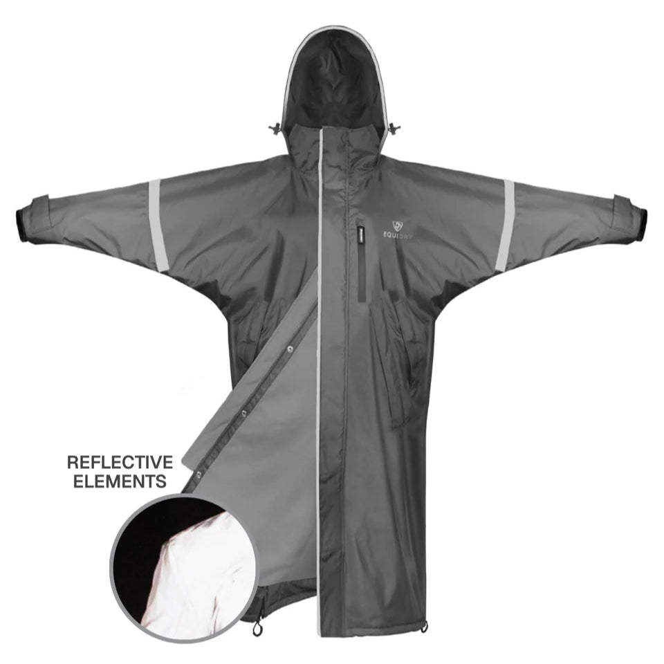 EQUIDRY Women's Thin Fleece Reflective Evolution #colour_grey-grey