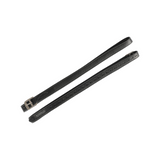 Acavallo Calfskin Stirrup Leathers Internal Reinforcement #colour_black