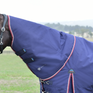 Weatherbeeta Comfitec Essential 220G Turnout Neck Cover #colour_navy-burgundy
