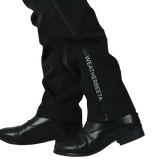 Weatherbeeta Ladies Rayne Waterproof Overtrousers II #colour_black-white