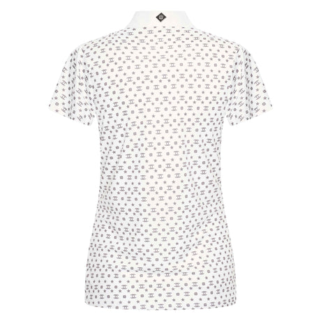 Imperial Riding Women's Roxy AOP Tech Top #colour_white-grey