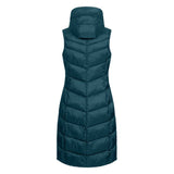 E.L.T Ostende Ladies Lightweight Long Gilet #colour_petrol-blue