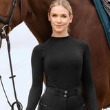 E.L.T Richmond Long Sleeve 3D-Knit Functional Shirt #colour_black