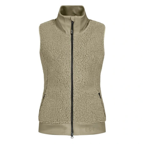 E.L.T Rotterdam Fleece Vest #colour_beige-grey