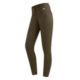 E.L.T Ladies Comfort Ride Glam Breeches #colour_green-brown