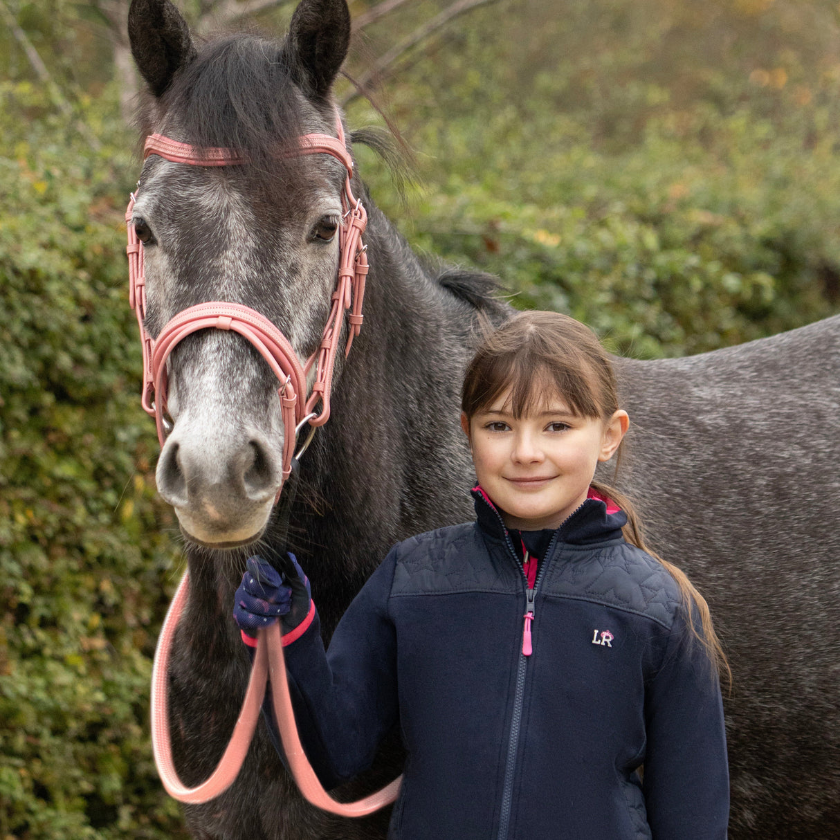 Serena Bridle by Little Rider #colour_pink