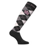 HV Polo Argyle Socks #colour_black-silver-grey-melange-rose