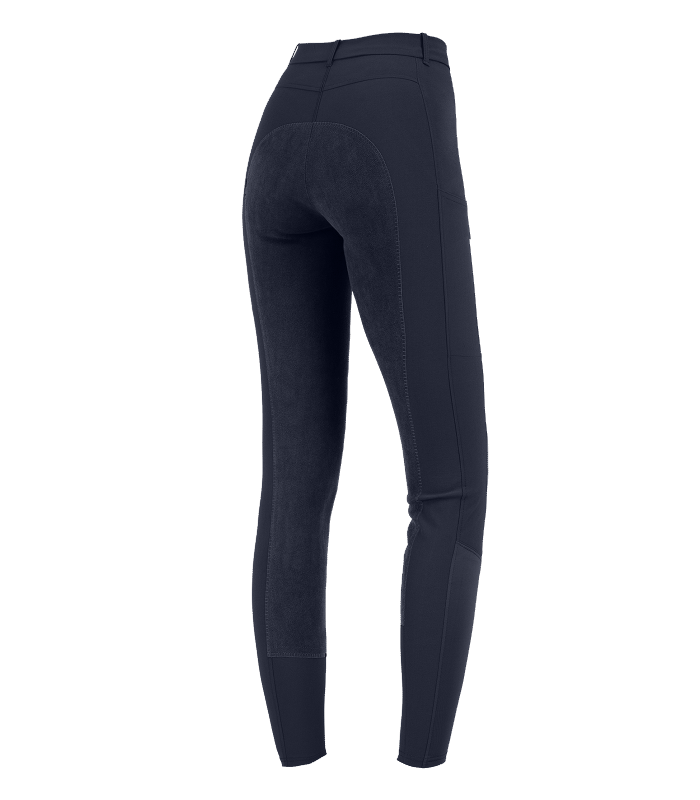 E.L.T Micro Sport Ladies Riding Breeches #colour_night-blue