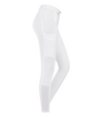 E.L.T Micro Ladies Knee Silicone Riding Breeches #colour_white