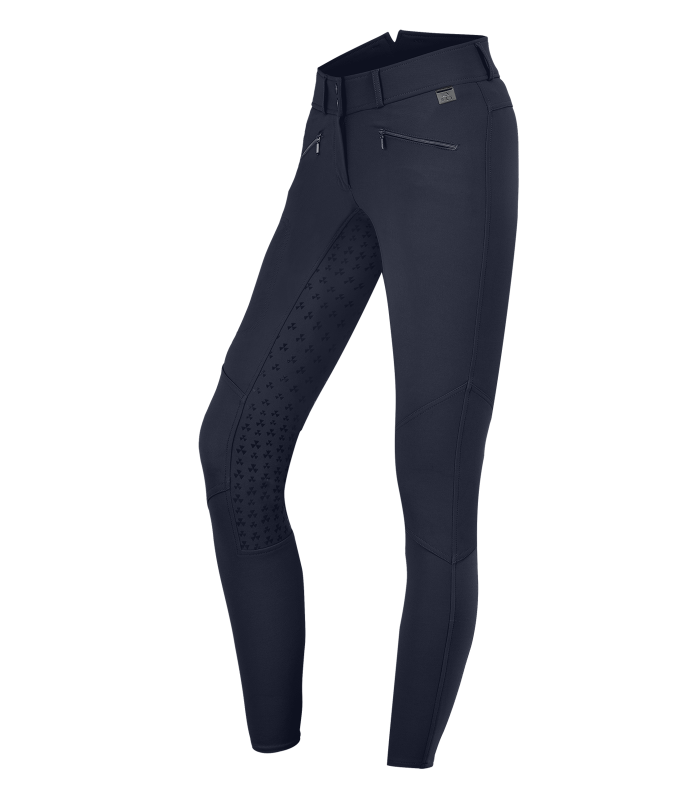 E.L.T Ladies Hella High Waist Silicone Breeches #colour_night-blue