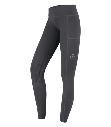 E.L.T Ella Children's Riding Thermal Leggings #colour_asphalt