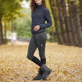 E.L.T Ella Children's Riding Thermal Leggings #colour_asphalt