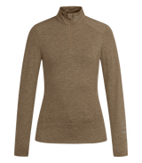 ELT Ladies Milano Functional-Zip Shirt #colour_cappuccino-melange