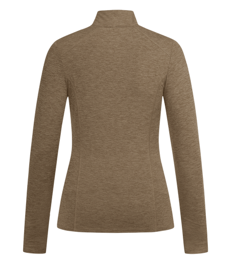 ELT Ladies Milano Functional-Zip Shirt #colour_cappuccino-melange