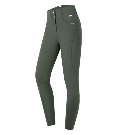 E.L.T Ladies Mathilda Glam High Waist Breeches #colour_dark-olive